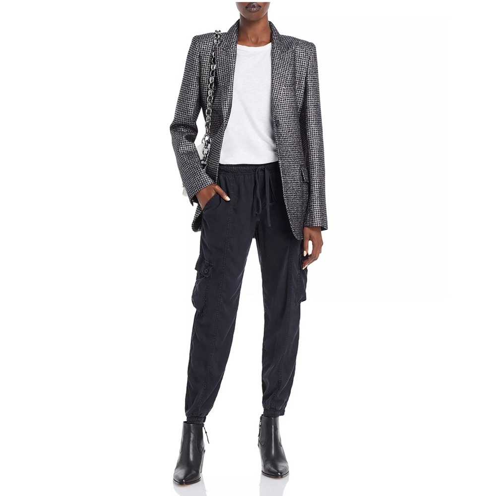 Bella Dahl cropped cargo track pants M
